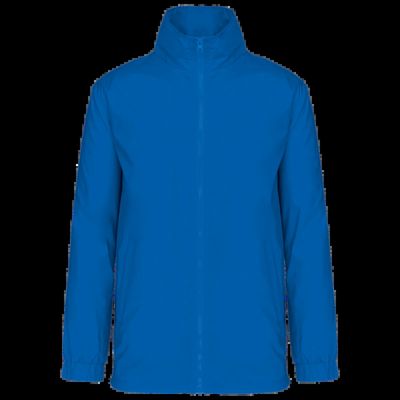 Cortavientos con forro y capucha integrada Light Royal Blue M