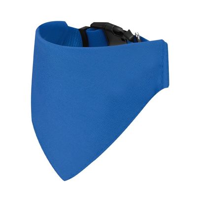 Collar ajustable con bandana para mascotas Azul