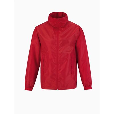 Cortavientos forrado con capucha oculta Red Xxl