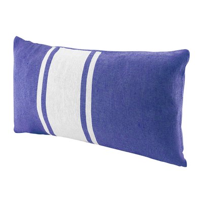 Cojín de algodón con relleno hinchable Azul