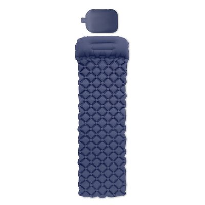 Colchoneta Inflable Camping Nylon Hidrófugo Azul