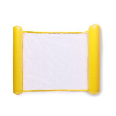 Colchoneta inflable ligera Amarillo Talla Única Adulto