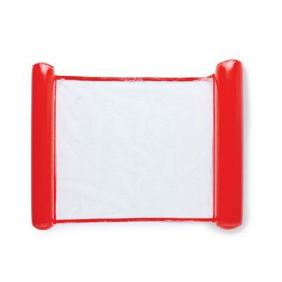 Colchoneta inflable ligera Rojo Talla Única Adulto