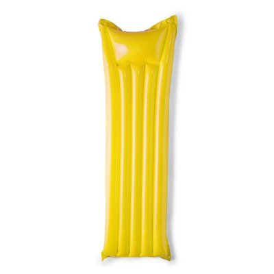 Colchoneta inflable de PVC Amarillo Talla Única Adulto