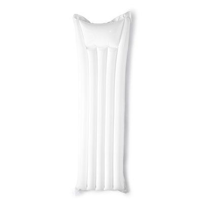 Colchoneta inflable de PVC Blanco Talla Única Adulto