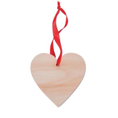 Colgador en forma de corazón Marrón