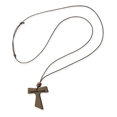 Colgante de madera y nudo ajustable