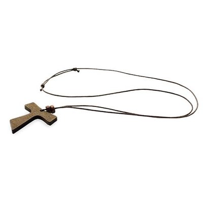 Colgante de madera y nudo ajustable