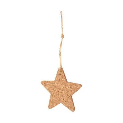 Colgante Navideño de Corcho ESTRELLA