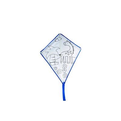 Cometa infantil coloreable con 4 rotuladores