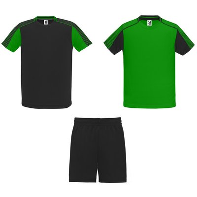 Conjunto Deportivo Unisex 3 Piezas Verde Helecho/Negro M
