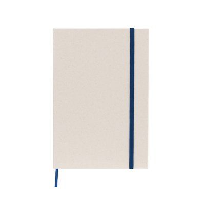 Conjunto de libreta, bolígrafo y botella