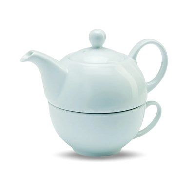 Conjunto de tetera y taza de cerámica 2 en 1
