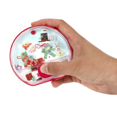 Consola de agua con diseño navideño
