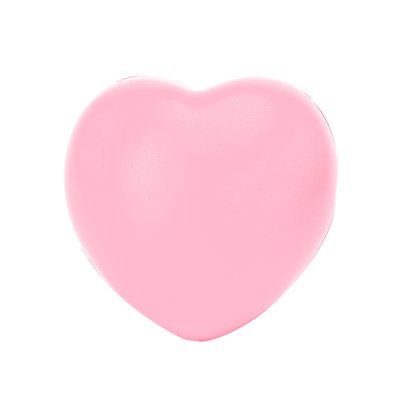 Corazón antiestrés acabado brillante Rosa Talla Única Adulto