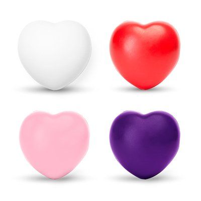 Corazón antiestrés acabado brillante