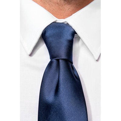 Corbata de poliéster satinado