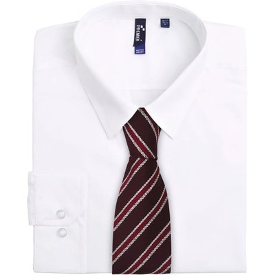 Corbata a rayas de poliéster