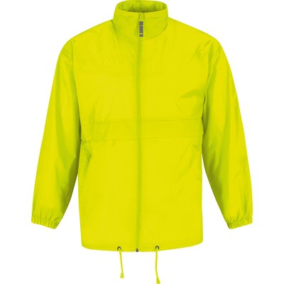 Cortaviento hombre con capucha Ultra Yellow L