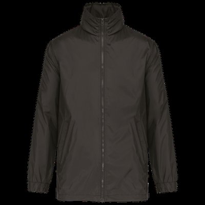 Cortavientos con forro y capucha integrada Dark Grey S