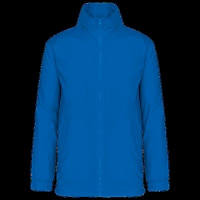 Cortavientos con forro y capucha integrada Light Royal Blue M