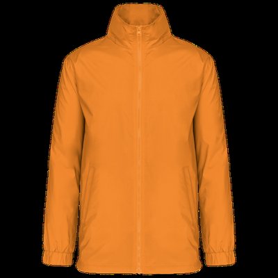 Cortavientos con forro y capucha integrada Orange M