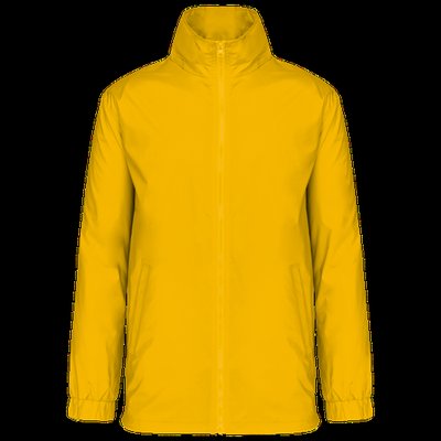 Cortavientos con forro y capucha integrada Yellow L