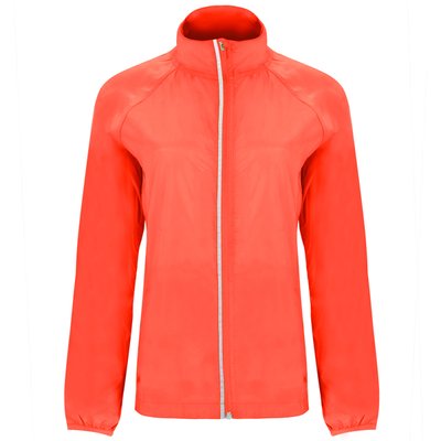 Cortavientos Mujer Ligero CORAL FLUOR 2XL