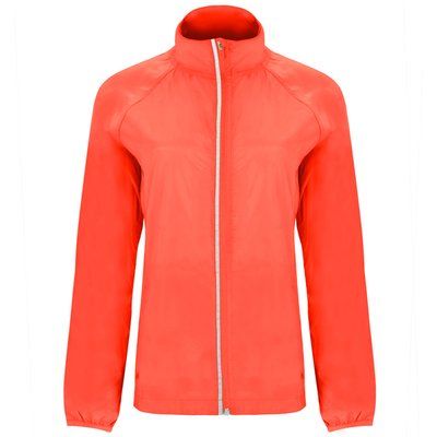 Cortavientos Mujer Ligero CORAL FLUOR XL