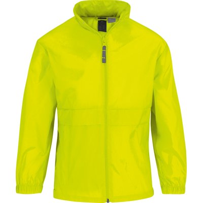 Cortavientos niños con capucha Ultra Yellow 3/4 ans