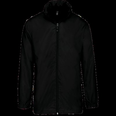 Cortavientos plegable para bolsillo unisex Black XS