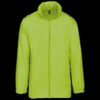 Cortavientos plegable para bolsillo unisex Lime 3Xl