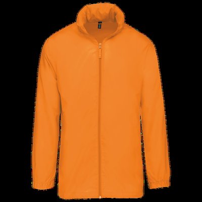 Cortavientos plegable para bolsillo unisex Orange XS