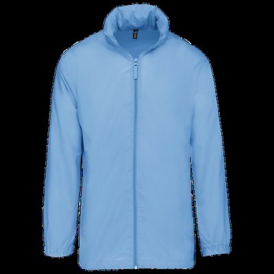 Cortavientos plegable para bolsillo unisex Sky Blue Xl