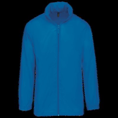 Cortavientos plegable para bolsillo unisex Tropical Blue L