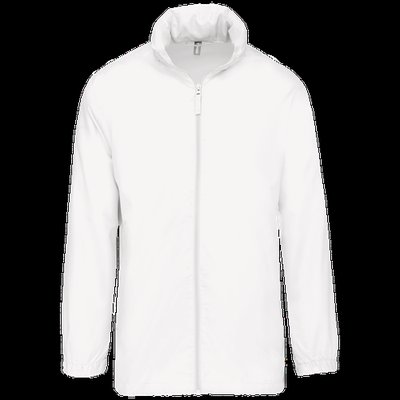 Cortavientos plegable para bolsillo unisex White M