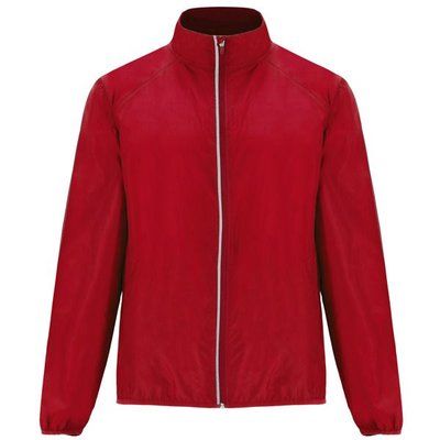 Cortavientos con tejido técnico ligero Rojo L