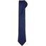 Corbata fina de poliéster Navy
