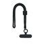 Cordón de teléfono de poliéster 25cm Negro