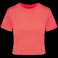 Crop top chica corte recto Coral S