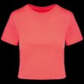 Crop top chica corte recto Coral XL