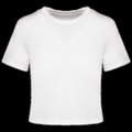 Crop top chica corte recto White L