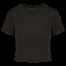 Crop top chica corte recto Black Xs
