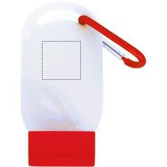 Crema solar FPS 25 con mosquetón | Frontal | 23 x 23