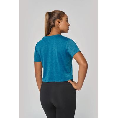 Crop top chica corte recto