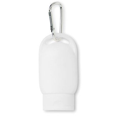 Crema solar FPS 25 con mosquetón Blanco