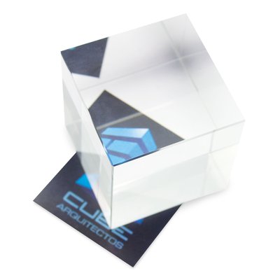 Cristal Cubo Personalizado 292gr