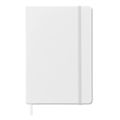Cuaderno A6 Rayado Suave PU Blanco