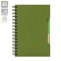 Cuaderno A5 de 80 hojas rayadas en kraft Ve