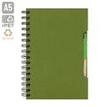 Cuaderno A5 de 80 hojas rayadas en kraft